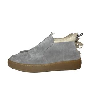 FILLING PIECES Men's Mid Chelsea Lace Gray Suede Sneakers Shoes US 10/UK9/EU 43